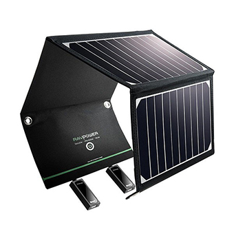 Sạc pin năng lượng mặt trời RAVPower RP-PC008, 16W, 2 cổng USB