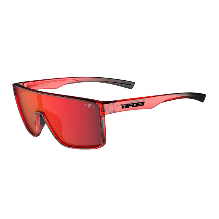 Occhiali Da Sole Tifosi Alliant Crystal Nero Con Lente Enliven Rosso – Per Ciclismo