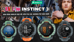 TRÊN TAY GARMIN INSTINCT 3 SERIESS: Màn hình AMOLED rực rỡ, đèn pin LED và Garmin Pay mặc định 