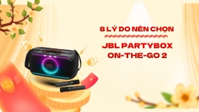 8 Lý Do Nên Chọn JBL PartyBox On-The-Go 2 – Loa Di Động Toàn Diện Cho Mọi Cuộc Vui
