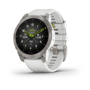 Garmin Epix Gen 2, Sapphire - White Titanium, Silicone Band