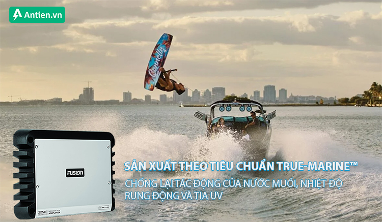 Được thiết kế dành cho môi trường biển với các linh kiện chống chịu thời tiết