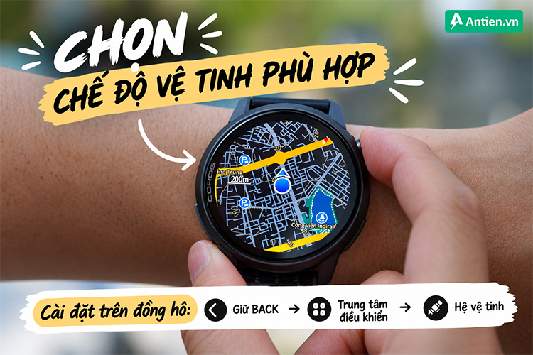 Lựa chọn chế độ có thời lượng hoạt động tối đa dài hơn thời gian hoàn thành cuộc đua