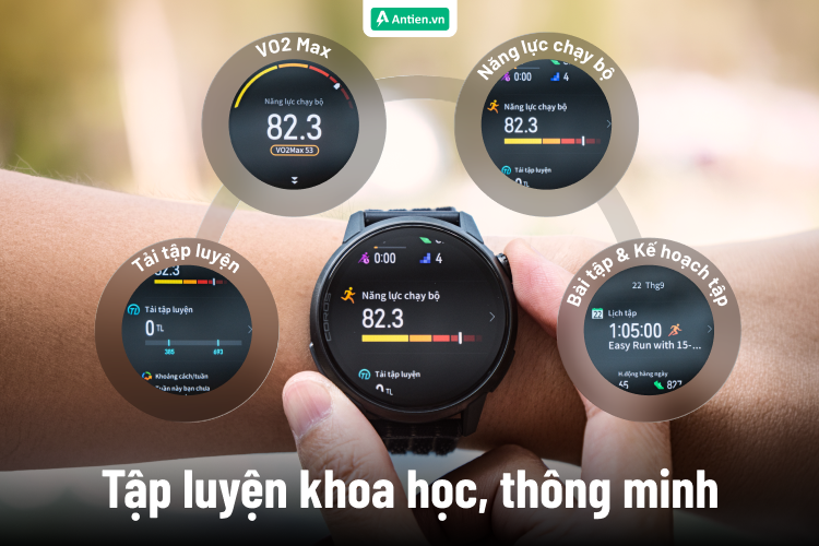 Pace 4 Pro cung cấp tính năng tập luyện thông minh giúp bạn kiểm soát cường độ tập hiệu quả