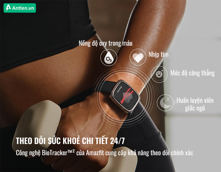 Theo dõi sức khoẻ chi tiết và chính xác nhờ công nghệ BioTracker mới
