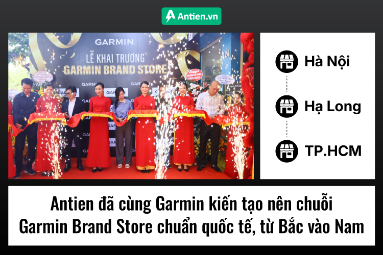 Antien tự hào là đối tác hàng đầu của Garmin tại Việt Nam, chúng tôi cam kết mang tới SP chính hãng cùng dịch vụ chất lượng