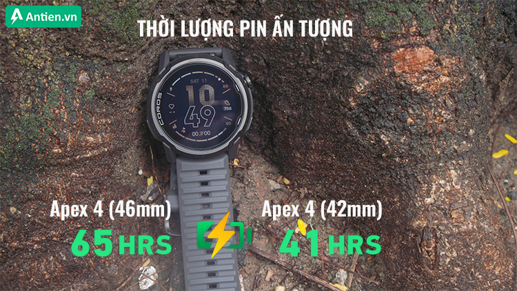 Viên pin khủng cho bạn thoả sức chinh chiến mọi địa hình mà không sợ gián đoạn giữa chừng