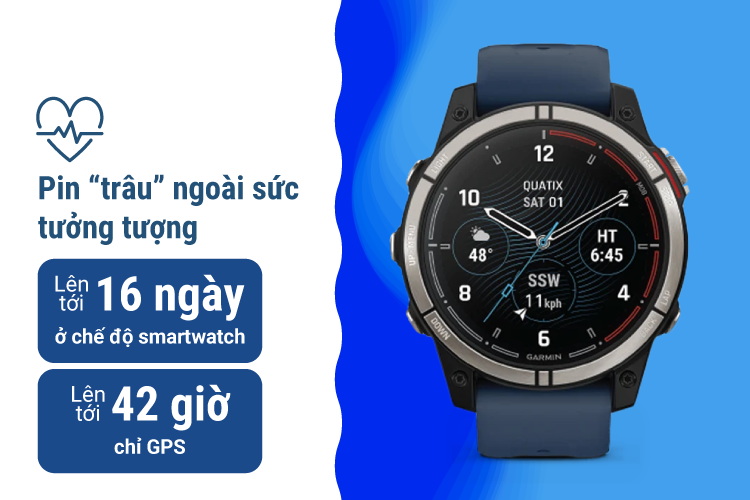 Thời lượng pin vượt trội kéo dài mọi trải nghiệm từ trên cạn đến mặt nước