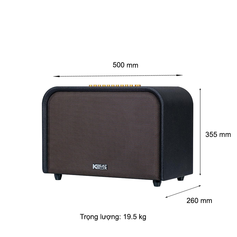 Loa Acnos Acoustic 3 có thiết kế nhỏ gọn