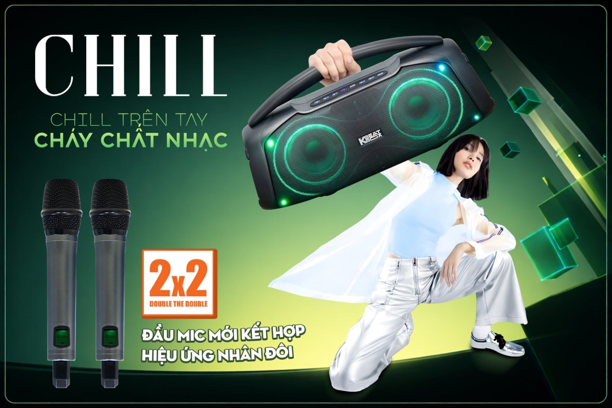 Acnos Chill sở hữu thiết kế trẻ trung, bền bỉ và linh hoạt cho nhiều không gian