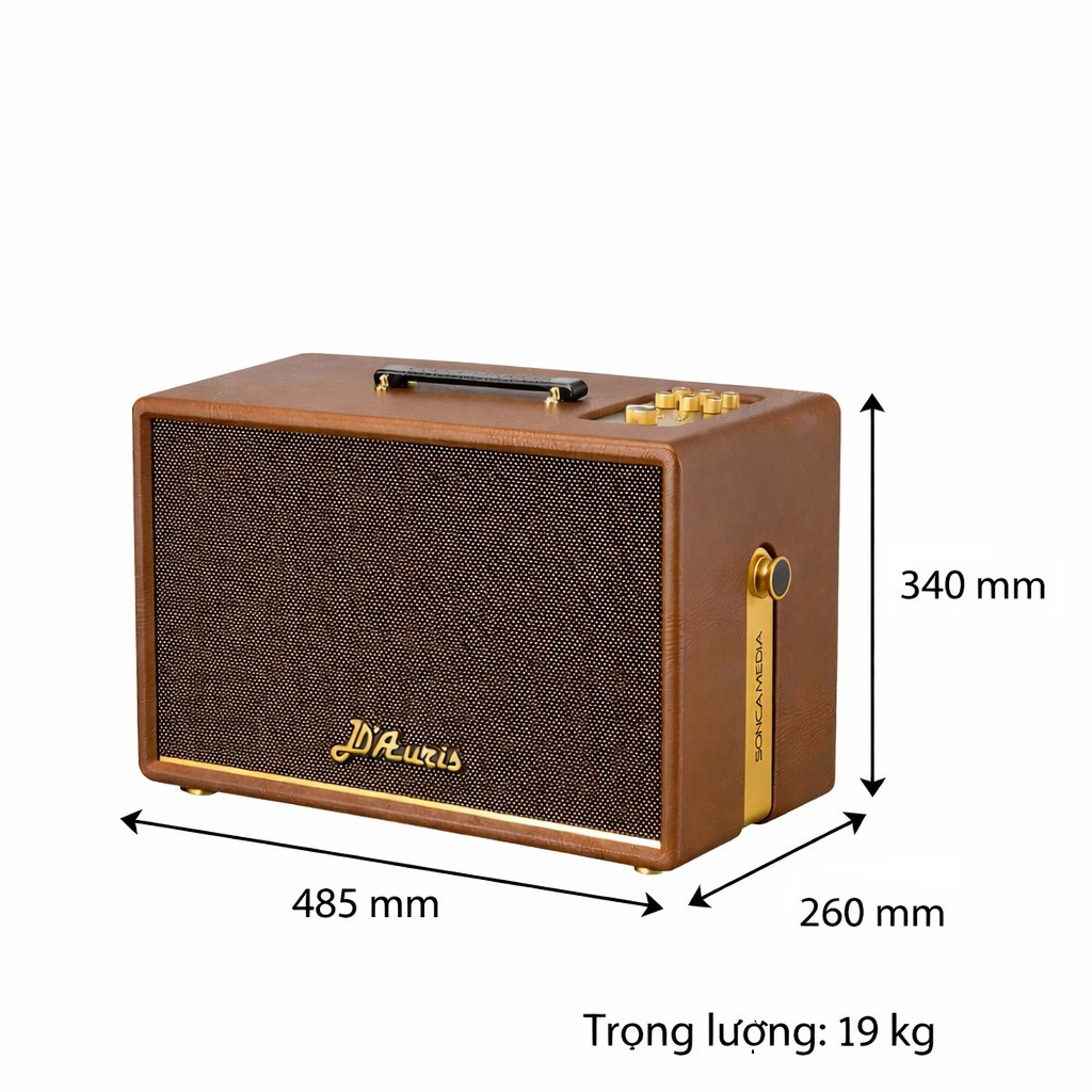 Kích thươc Loa Acnos D Auris 300