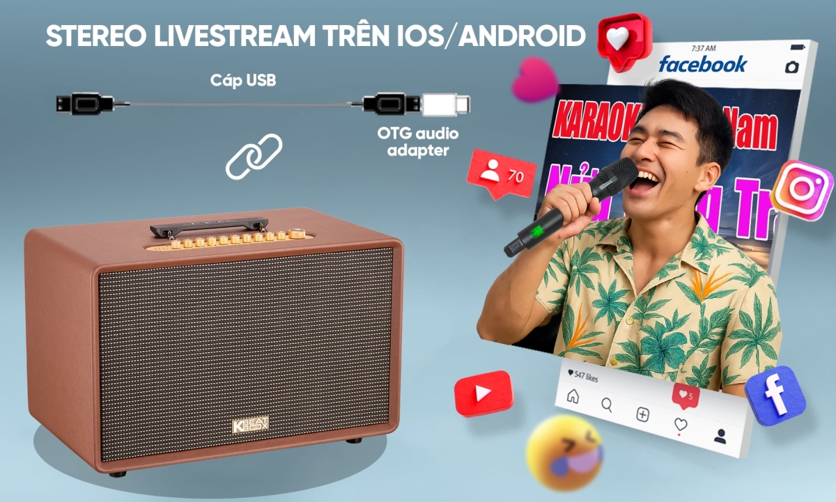 Acnos Flac 36 Ultimate hỗ trợ livestream