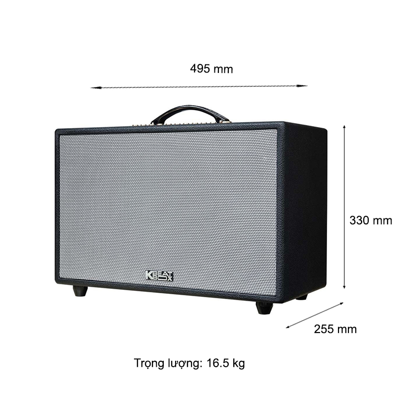 Kích thước loa ACNOS HiNet 3600