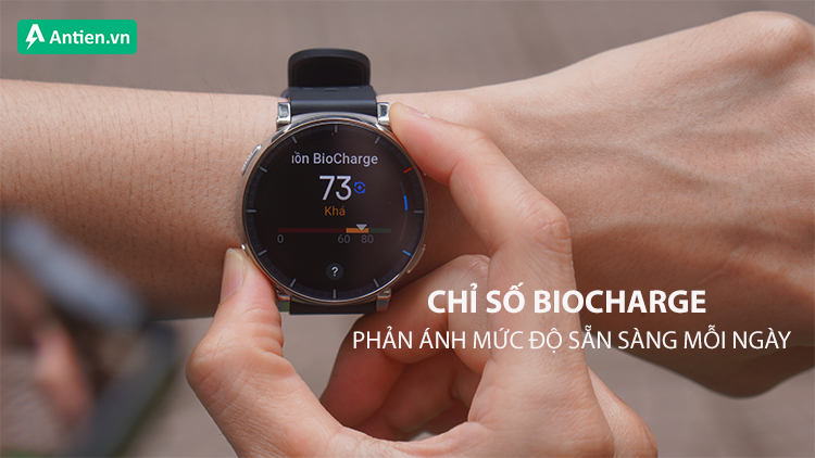 Tính năng Bio Charge giúp bạn cân đối giữa tập luyện và nghỉ ngơi tốt nhất