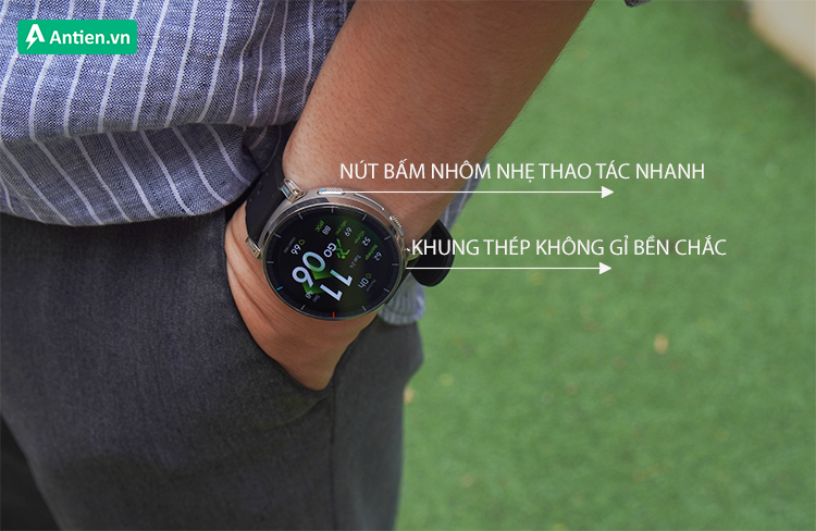 Sở hữu khung thép không gỉ bền chắc cùng 4 nút bấm tiện lợi