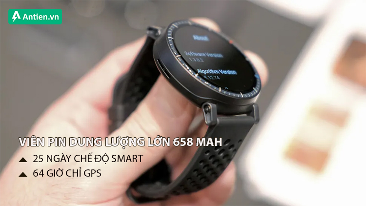 Dung lượng pin mở rộng giúp bạn thoả sức hoạt động mà không lo gián đoạn (25 ngày so với 10 ngày trên Active 2)