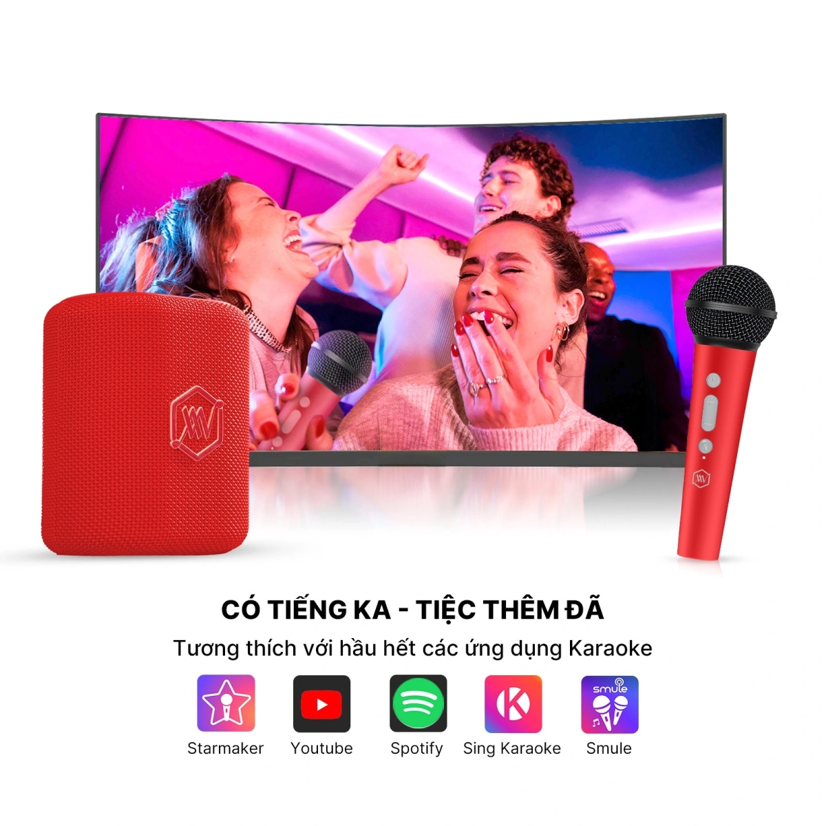 Loa karaoke Alpha Works Sonik Plus tích hợp micro