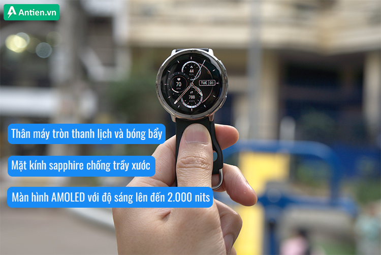 Amazfit Active 2 nổi bật với thiết kế thời thượng, màn hình sắc nét