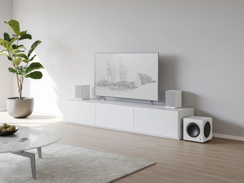 Loa Audio Pro A28 W có khả năng bù âm theo trạng thái ê căng thông minh