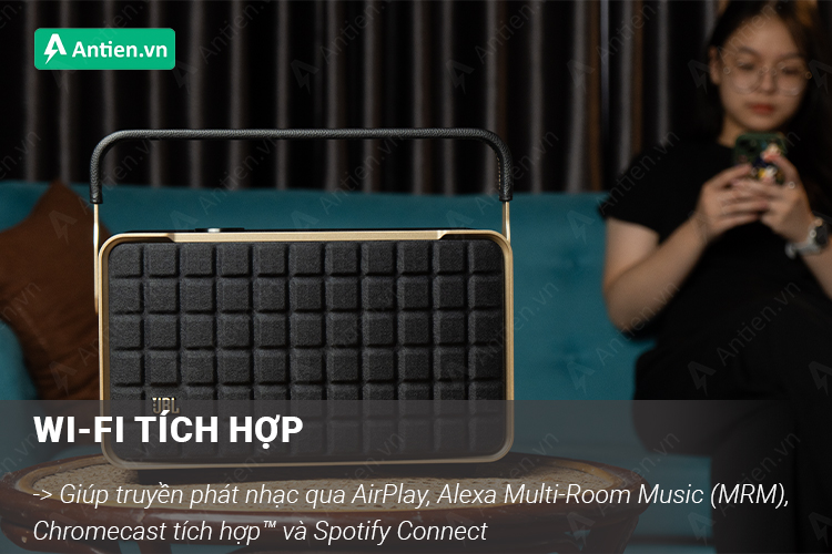 Kết nối Wifi cho phép bạn trải nghiệm mọi thứ từ podcast, radio...