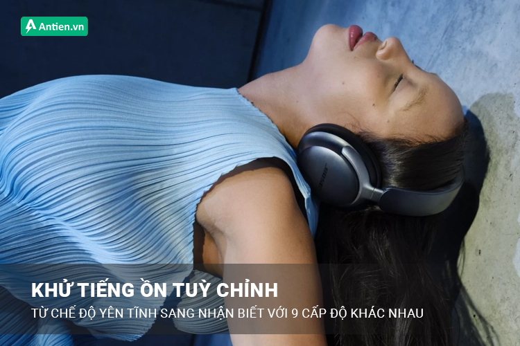Với tính năng khử ồn nâng cao, QC Ultra Headphones giúp bạn có những trải nghiệm đắm chìm