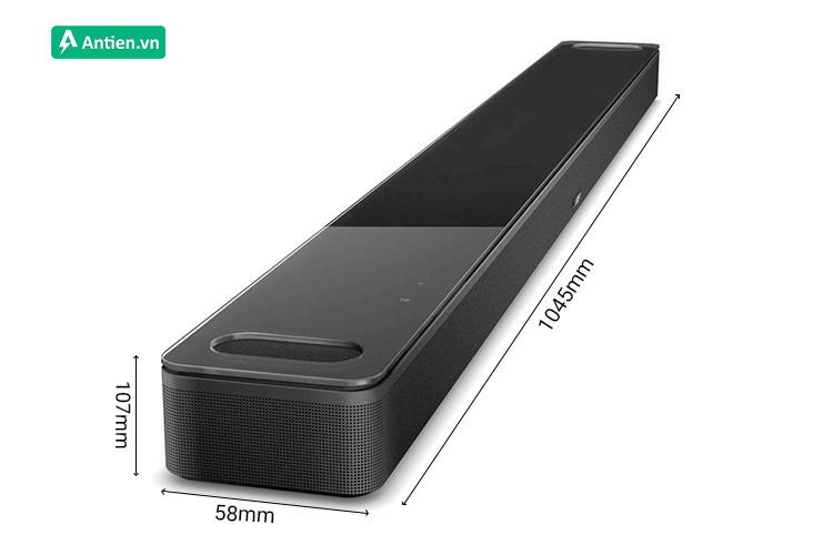 Bose Smart Ultra sở hữu thiết kế tinh tế, trang nhã tô điểm mọi không gian