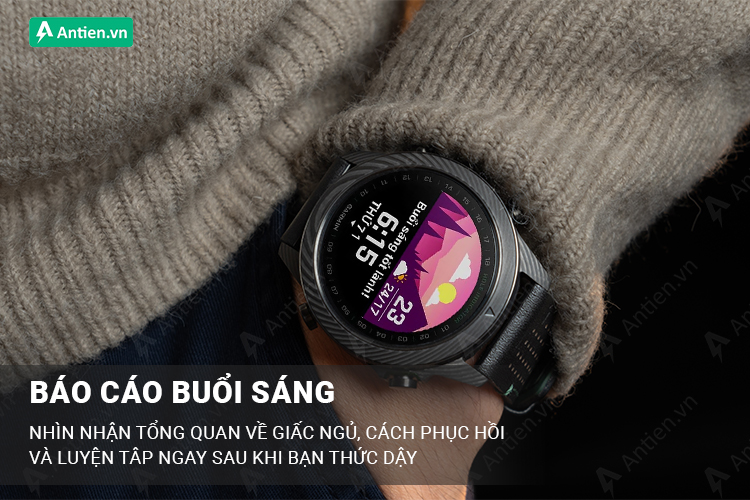 Ngay khi thức dậy, bạn sẽ nhận thông tin tổng quan về các chỉ số sức khỏe cơ bản