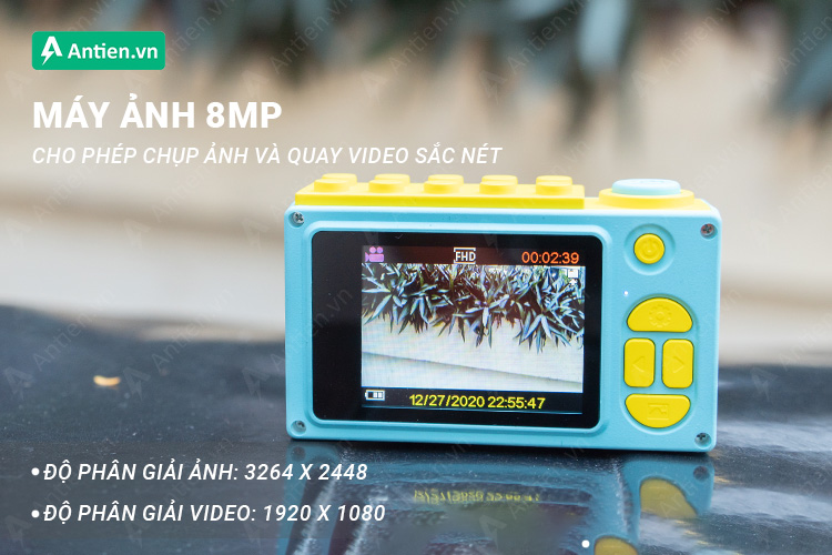 Độ phân giải ảnh và video cao mang đến những bức hình chụp chất lượng 