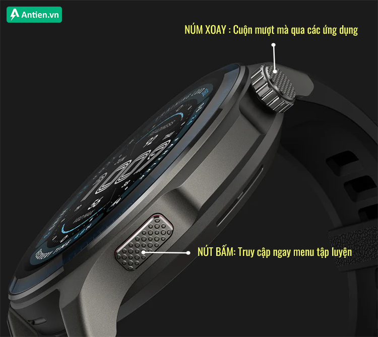 HAI nút điều khiển vật lý sử dụng thuận tiện, truy cập nhanh các ứng dụng