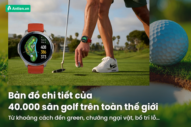 Cung cấp golf map của 40K sân trên toàn thế giới kèm các chỉ số theo dõi chuyên nghiệp