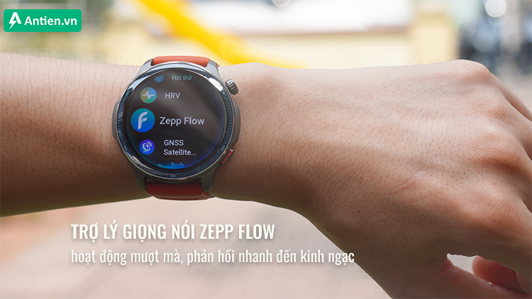 Zepp Flow trên Balance 2 cho phép bạn điều khiển hoàn toàn đồng hồ chỉ bằng giọng nói