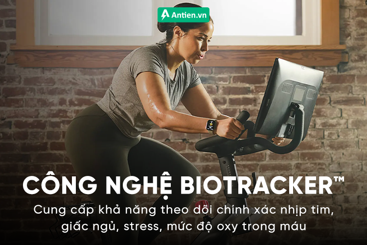 Giám sát sức khoẻ toàn diện 24/7 với độ chính xác cao nhờ công nghệ Bio Tracker