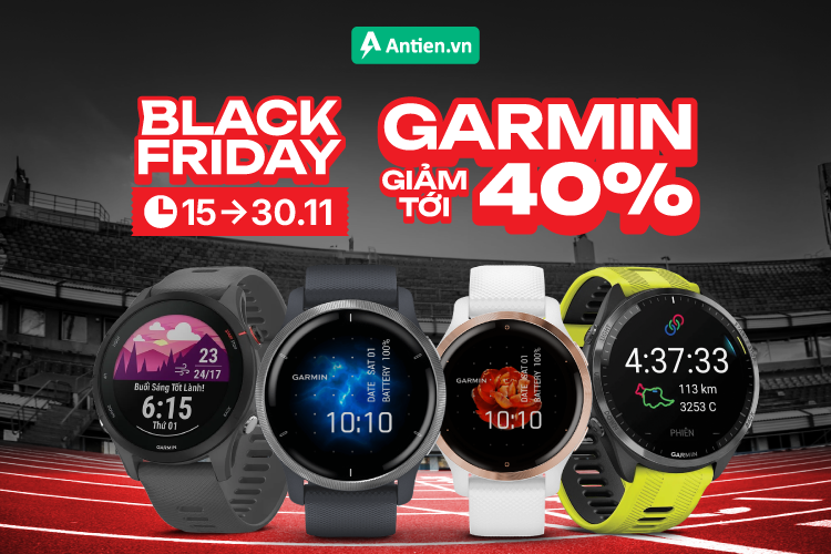 Săn ngay deal hời Garmin Forerunner Series cùng Black Friday