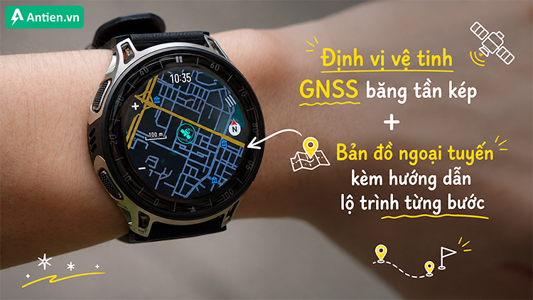 Theo dõi chính xác vị trí và dẫn đường chi tiết nhờ hệ thống bản đồ trực quan 