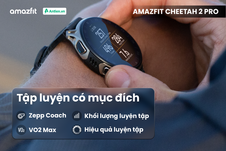 Đồng hồ cung cấp chỉ số luyện tập chuyên sâu, tối ưu hiệu suất