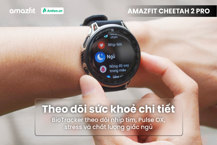 Đồng hồ theo dõi sức khoẻ toàn diện, chi tiết