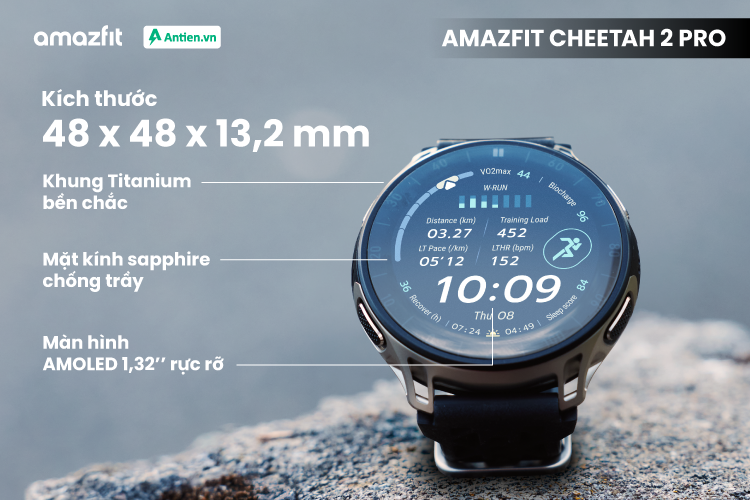 Cheetah 2 Pro sở hữu thiết kế khoẻ khoắn cùng vật liệu cao cấp