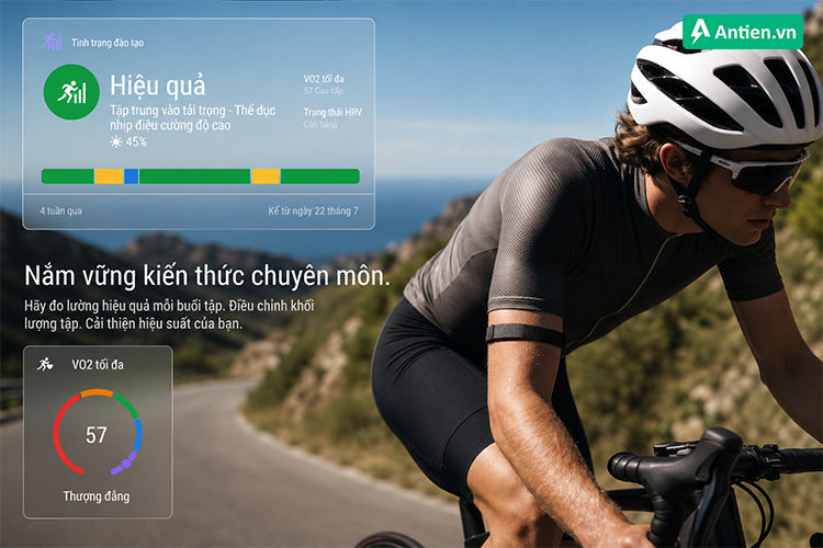 Theo dõi các chỉ số tập luyện được đồng bộ lên Garmin Connect dễ dàng