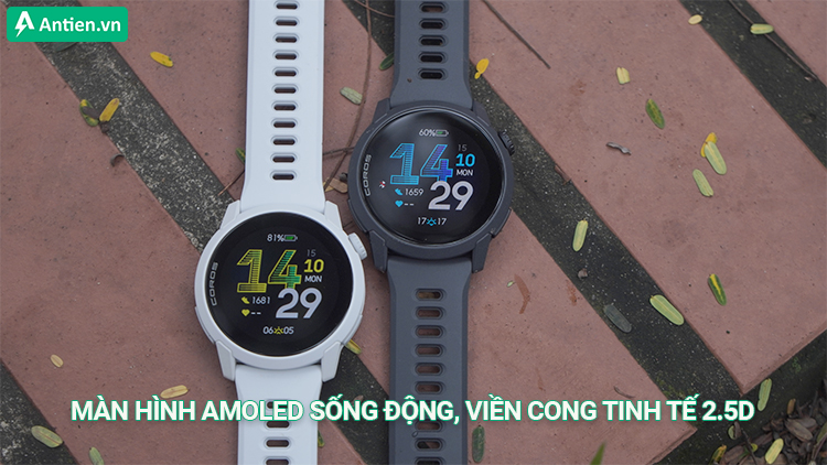 Màn hình Amoled với độ phân giải lớn hiển thị sắc nét trong mọi điều kiện sáng