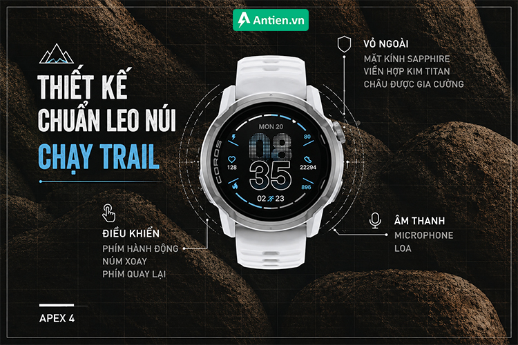 APEX 4 là lựa chọn toàn diện cho trail runner