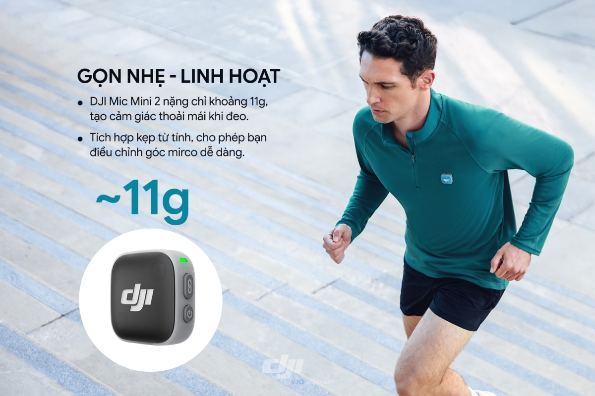 Trải nghiệm DJI Mic Mini 2 siêu nhỏ gọn và hệ thống lưu trữ tiện lợi