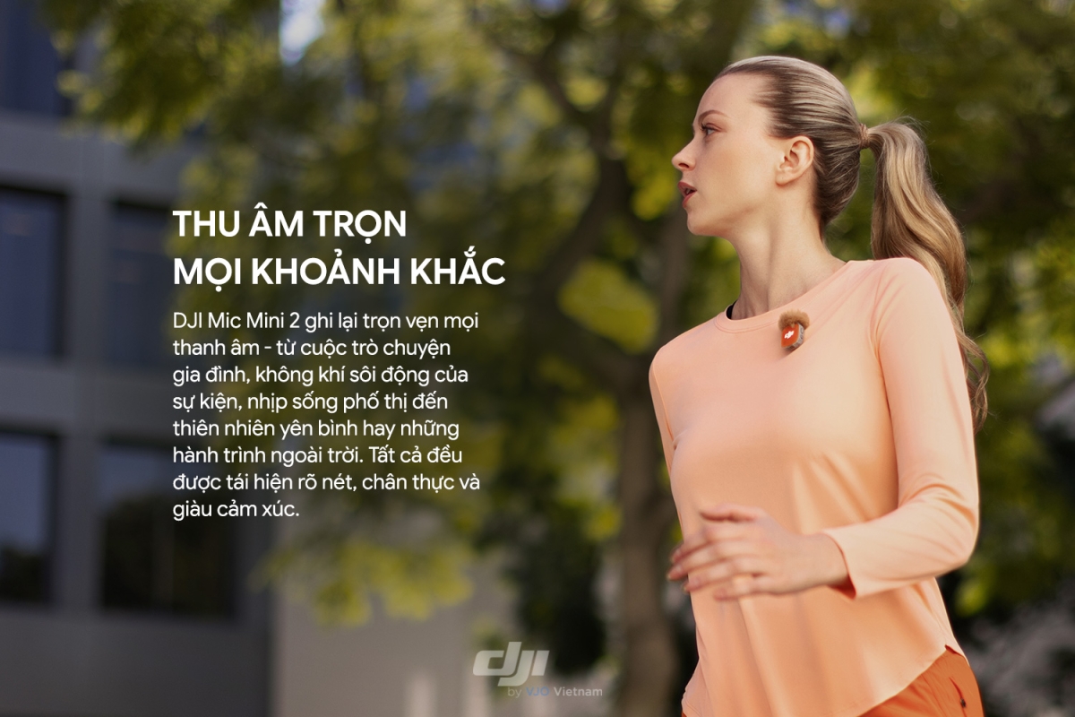 Chất lượng âm thanh DJI Mic Mini 2 đỉnh cao và các chế độ thông minh