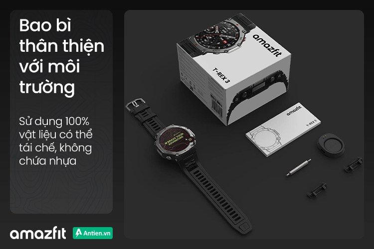 100% sử dụng vật liệu tái chế, Amazfit hướng tới bảo vệ môi trường