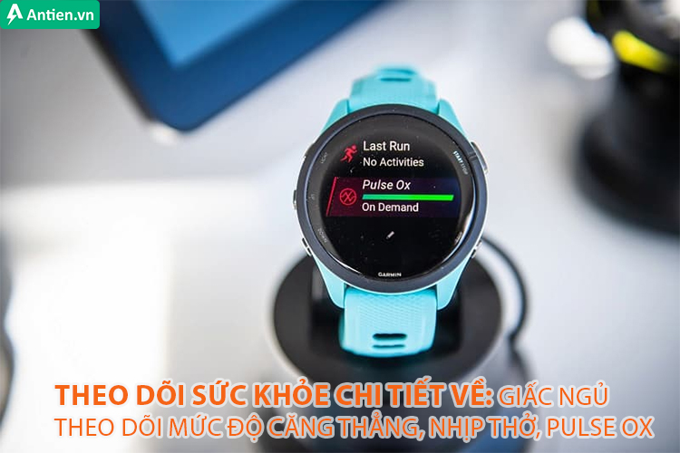 Đồng hồ thông minh Garmin cung cấp bức tranh toàn diện về sức khỏe qua mọi hoạt động tập luyện