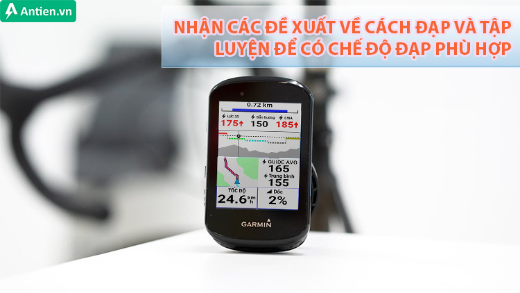 Trong khi tập luyện, hãy nhận các đề xuất hướng dẫn về lực đạp và khả năng phục hồi