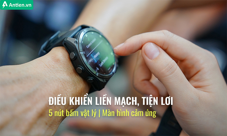 Trải nghiệm liền mạch với nút bấm hoặc màn hình cảm ứng siêu nhạy