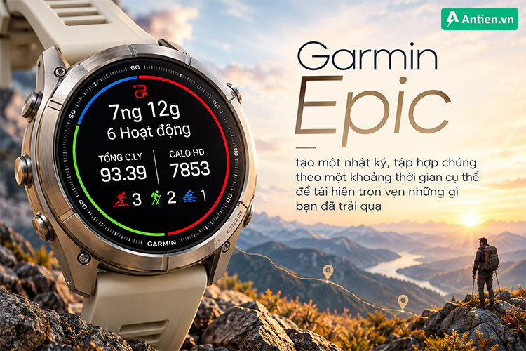 Garmin Epic là một tính năng mới ghi lại toàn bộ diễn biến của một hành trình 
