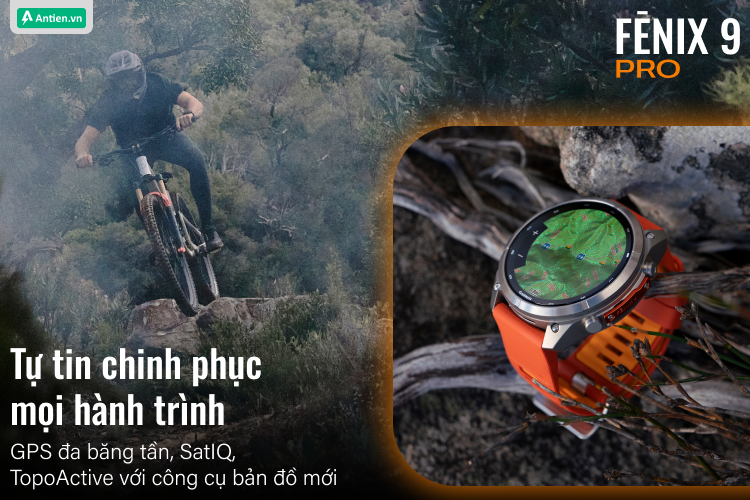 Tự tin làm chủ cung đường với bản đồ TopoActive và tính toán lộ trình theo độ dốc