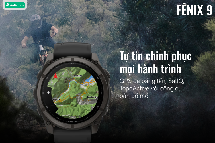 Tự tin làm chủ cung đường với bản đồ TopoActive và tính toán lộ trình theo độ dốc