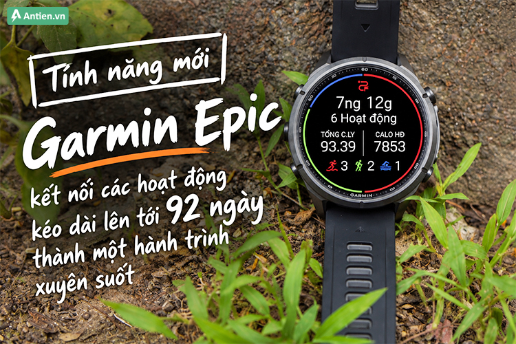 Garmin Epic là một tính năng hoàn toàn mới trên Fenix 9 Pro